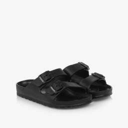 Mayoral-Black EVA Strappy Sandals | Childrensalon
