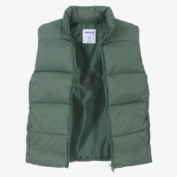 Mayoral-Boys Green Gilet & Navy Blue Trouser Set | Childrensalon