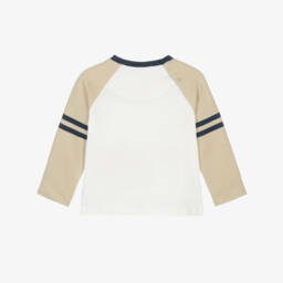 Mayoral-Топ кремовый хлопковый с мишками-баскетболистами для мальчиков | Childrensalon