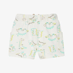 Mayoral-Boys Ivory Cotton Shorts | Childrensalon