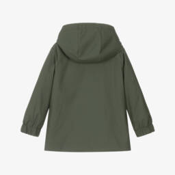 Mayoral-Boys Khaki Green Raincoat with Fleece Lining | Childrensalon