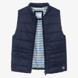 Mayoral-Boys Navy Blue Lightweight Puffer Gilet | Childrensalon