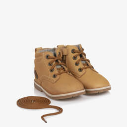 Mayoral-Ботинки бежевые из нубуковой кожи для мальчиков | Childrensalon