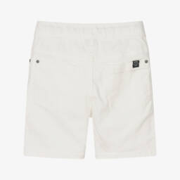 Mayoral-Boys White Cotton Shorts | Childrensalon