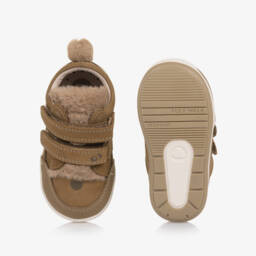 Mayoral-Кроссовки на первый шаг коричневые в виде животного | Childrensalon