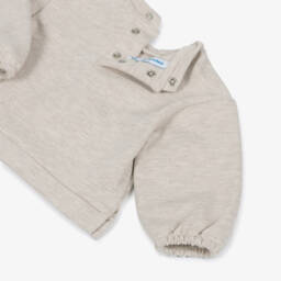 Mayoral-طقم شورت جيرسي بطبعة ورود لون زهري وبيج للبنات | Childrensalon