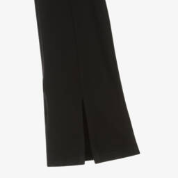 Mayoral-Girls Black Jersey Flared Leggings | Childrensalon