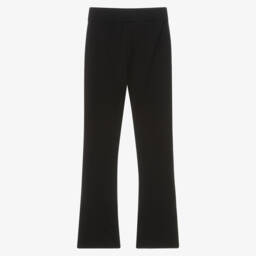 Mayoral-Girls Black Jersey Flared Leggings | Childrensalon