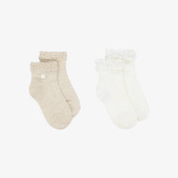 couture by Elsy-Girls Ivory Chain Jumpsuit | Childrensalon