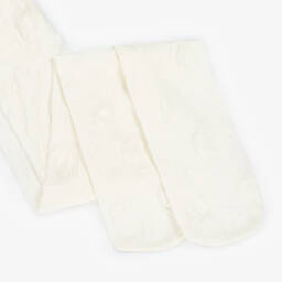 Mayoral-Girls Ivory Butterfly Tights | Childrensalon