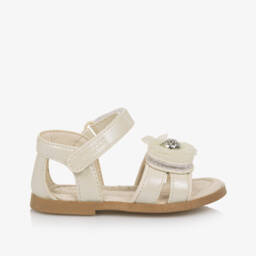 Mayoral-Girls Ivory Tulle Flowers Sandals | Childrensalon