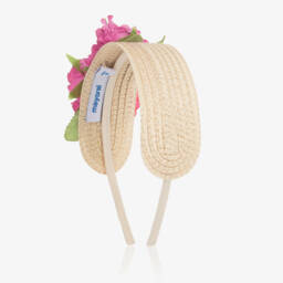 Mayoral-Girls Orchid Pink Flower Hairband | Childrensalon