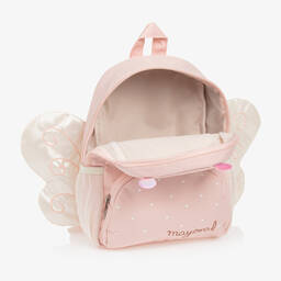 Mayoral-حقيبة ظهر بشكل فراشة كانفاس لون زهري للبنات (26 سم) | Childrensalon