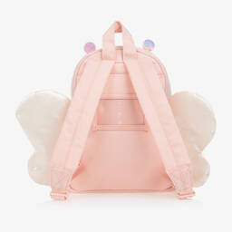 Mayoral-حقيبة ظهر بشكل فراشة كانفاس لون زهري للبنات (26 سم) | Childrensalon