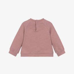 Mayoral-Топ розовый из хлопкового трикотажа с котом для девочек | Childrensalon