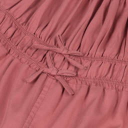 Mayoral-Girls Pink Cotton & Lyocell Playsuit | Childrensalon