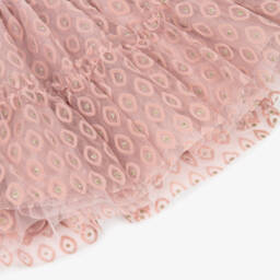 Mayoral-Комплект розовый из свитшота и тюлевой юбки для девочек | Childrensalon