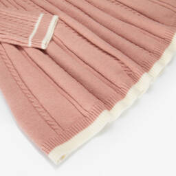 Mayoral-Girls Pink Fit & Flare Knitted Dress | Childrensalon