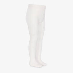 Mayoral-Girls White Butterfly Tights | Childrensalon