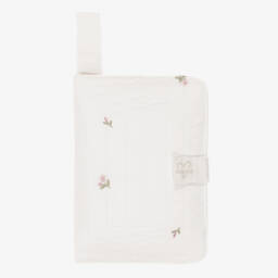 Mayoral Newborn-Ivory Changing Organiser with Floral Embroidery (28cm) | Childrensalon