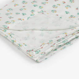 Mayoral Newborn-Ivory Floral Swaddle (114cm) | Childrensalon