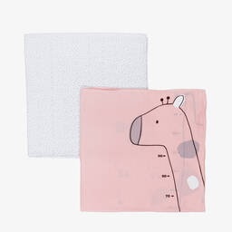 Mayoral-لفافات بيبي قطن لون زهري (عدد 2) | Childrensalon