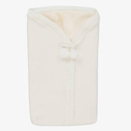 Mebi-Ivory Knitted Baby Nest (62cm) | Childrensalon