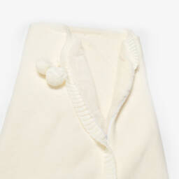 Mebi-Ivory Knitted Nest with Faux Fur Lining (62cm) | Childrensalon