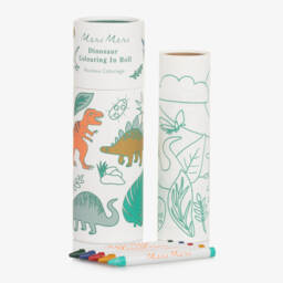 Meri Meri-Colouring Roll & Wax Crayons Dinosaur Set | Childrensalon
