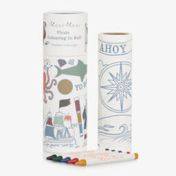 Meri Meri-مجموعة تلوين وأقلام شمعية بطبعة القراصنة | Childrensalon