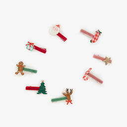 Meri Meri-مشبك شعر احتفالي للبنات (عدد 8) | Childrensalon