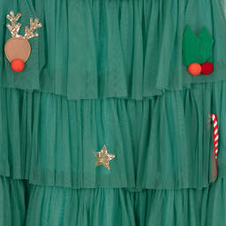 Meri Meri-زي شجرة كريسماس تول لون أخضر | Childrensalon