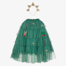 Meri Meri-زي شجرة كريسماس تول لون أخضر | Childrensalon