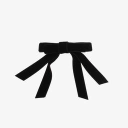 Beatrice & George-Girls Pink Tweed & Black Velvet Dress | Childrensalon