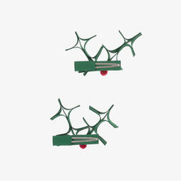 Milledeux-مشبك شعر لون أخضر للبنات (عدد 2) | Childrensalon