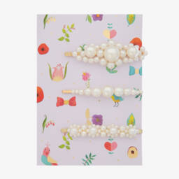 Milledeux-Pearl Hair Clips (3 Pack) | Childrensalon