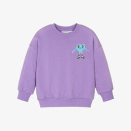 Mini Rodini-سويتشيرت لون بنفسجي فاتح للبنات | Childrensalon