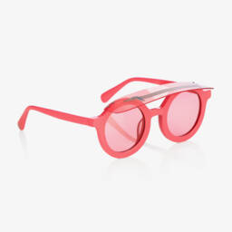 Mini Rodini-نظارات شمسية فايزر لون زهري للبنات | Childrensalon