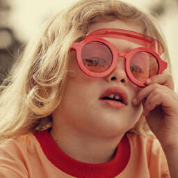 Mini Rodini-نظارات شمسية فايزر لون زهري للبنات | Childrensalon