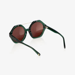 Mini Rodini-Green Flip-Up Tinted Sunglasses | Childrensalon