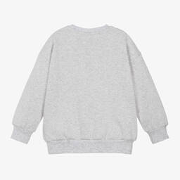 Mini Rodini-سويتشيرت قطن عضوي لون رمادي مارل | Childrensalon