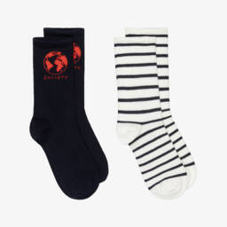 Mini Rodini-Bright Red Organic Cotton Shirt with Heart Print | Childrensalon