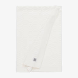 Minutus-بطانية قطن محبوك لون عاجي للرضع (90 سم) | Childrensalon