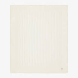 Minutus-Ivory Knitted Baby Blanket (98cm) | Childrensalon