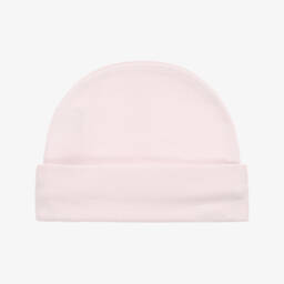 Minutus-طقم بطانية وقبعة قطن لون زهري للبنات الرضع | Childrensalon