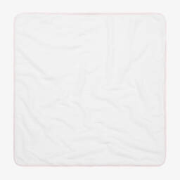 Minutus-طقم بطانية وقبعة قطن لون زهري للبنات الرضع | Childrensalon