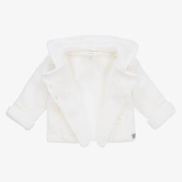 Minutus-White Hooded Pram Coat & Trouser Set | Childrensalon