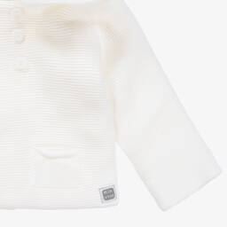 Minutus-White Hooded Pram Coat & Trouser Set | Childrensalon