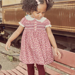 Minymo-Two Tone Pink Tights (2 Pack) | Childrensalon