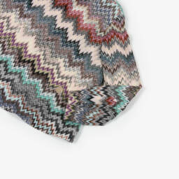 Missoni-بلوزة محبوكة بتصميم زيغ زاغ متعددة الألوان للبنات | Childrensalon